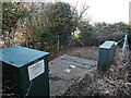 Pumping station by the coast path