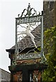 Sign for the White Hart public house, Duffield