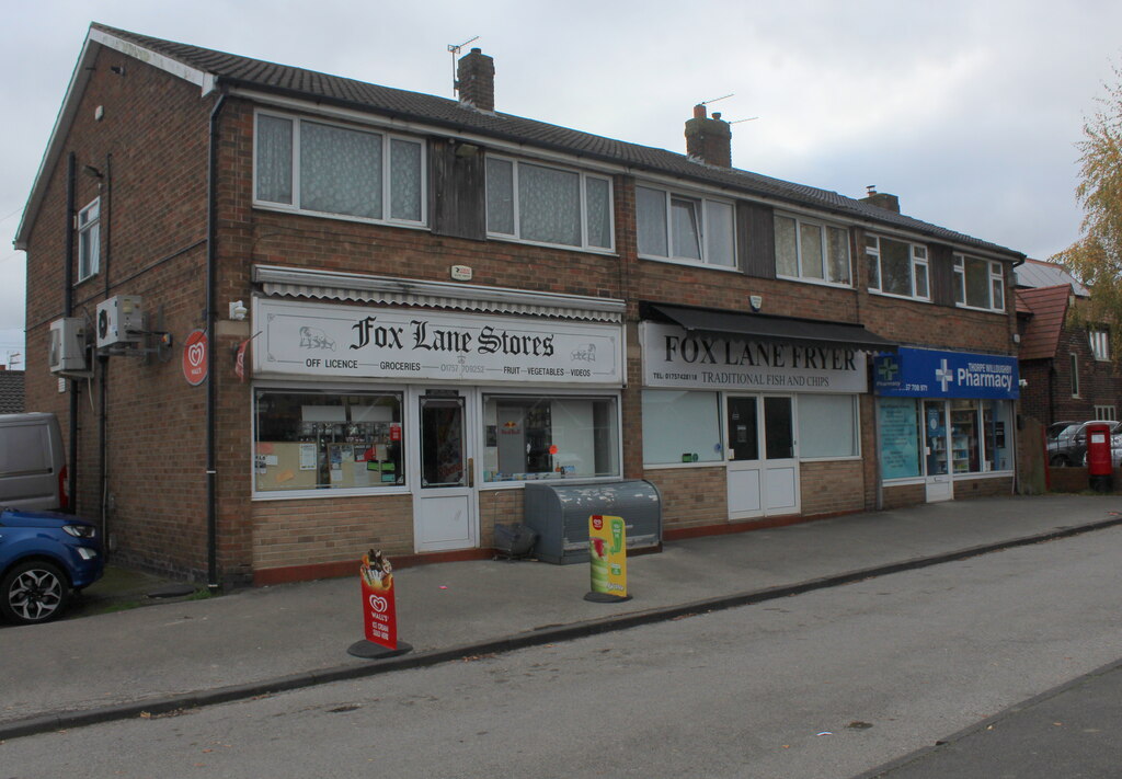 Small Parade of Shops on Fox Lane © Chris Heaton :: Geograph Britain ...