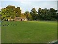 Bowling green at the end of Beckholme, Sleights