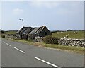 A collapsing barn near Llanfair