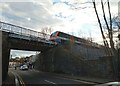 Train crossing Hermitage Road, Harringay