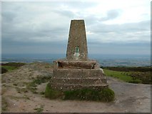 SO5986 : Trig Point on Brown Clee Hill by Paul Russon