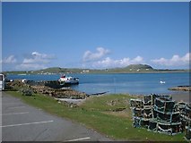 NM2923 : Jetty and Sound of Iona at Fionnphort by Keith Williamson