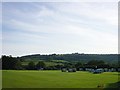 SO8509 : View from Painswick Rugby Club by Penny Mayes