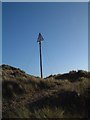 A guiding beacon on the Formby Dunes