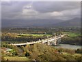 SH5471 : Pont Britannia by Keith Williamson