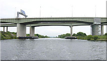 SJ6688 : Thelwall Motorway Viaduct by Martin Clark