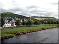 NT2540 : The Tweed at  Peebles by Andy Stephenson