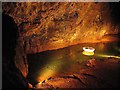 ST5348 : Subterranean Lake at Wookey Hole by Pam Brophy