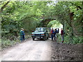 Verwood, old railway bridge by Dewlands Common