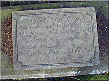 TQ3006 : Grave Marker at Norman Era Church by Preston Manor by Johanna