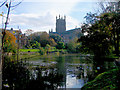 SO8454 : Worcester Cathedral from the River Severn by Doug Elliot