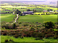 W0044 : Farm Barn and road between Dromore and Durrus by Pam Brophy