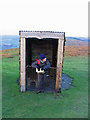 SO2858 : Shelter for golfers on Bradnor Hill by Richard