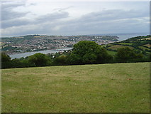 SX9271 : View of Teignmouth from The Beacon by William Ward