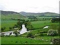 NT1335 : Confluence of the Biggar Water and Tweed by Richard Webb