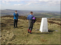 SK0596 : Cock Hill trig point by Andy Beecroft
