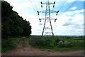 Electric pylons near Warsop