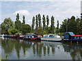 Boats on the Grand Union Canal at Alperton