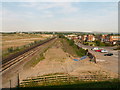 The site of Euxton railway station and the Royal Ordnance Factory