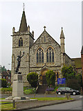 TQ2750 : The War Memorial and United Reformed Church by John Barrett
