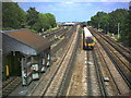 Rail junction North of Wimbledon Station.