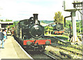 Buckfastleigh station and locos