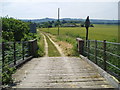 The railway bridge leading to Spooner