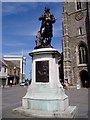TL8741 : Thomas Gainsborough statue, Sudbury by David Gruar