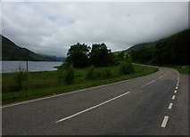 NN1361 : B863 on North side of Loch Leven by J M Briscoe