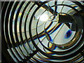 SZ4975 : A lens at St. Catherine's Lighthouse, I.o.W. by Michael Grant