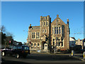 Camborne Library And Richard Trevithick Statue