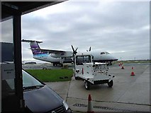 SW8665 : Newquay Airport, St Mawgan, Cornwall by Pete Chapman