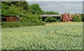 Farm buildings near Manor Royal Industrial Estate, Crawley, West Sussex