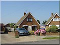 Houses in Residential Area of Oulton Broad, Lowestoft, Suffolk