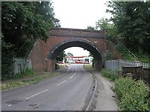 TQ2256 : Railway Bridge near Tadworth by Hywel Williams