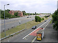 Freemantle junction of the A33 dual carriageway, Southampton