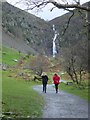 SH6670 : Aber Falls by Angus Townley