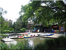 SP3265 : Boat Hire, Mill Gardens by David Stowell