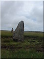 SX1377 : Stone Circle by track on King Arthur's Downs by Sheila Russell