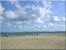 SZ0588 : Sandbanks beach at Poole Head by Jim Champion