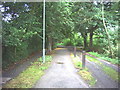 Footpath across Malden Golf Course.