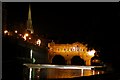 Pulteney Bridge, Bath - from river level