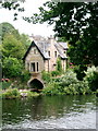 SD4964 : Boathouse by the Lune at Halton, near Lancaster by Mike and Kirsty Grundy