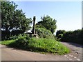 SX7957 : Luscombe Cross - near Totnes by Richard Knights