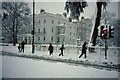 Cross Country Skiing on The Parade, Royal Leamington Spa