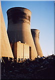 SE6009 : Disused Cooling towers Thorpe Marsh site by Chris Bell