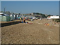 The beach near the pleasure park