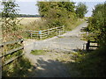 Crossing of the Castle Eden Walkway with Green Lane